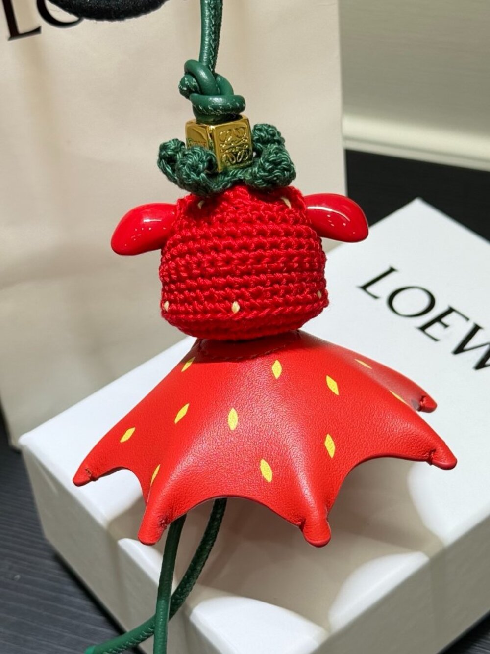 Loewe Strawberry Fairy Bag Charm
